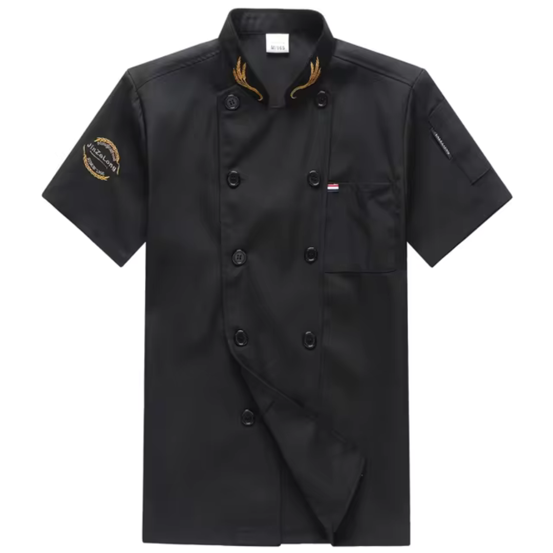 Maya - Uniform de Chef à Manches Courtes pour Homme - Vêtement de Travail