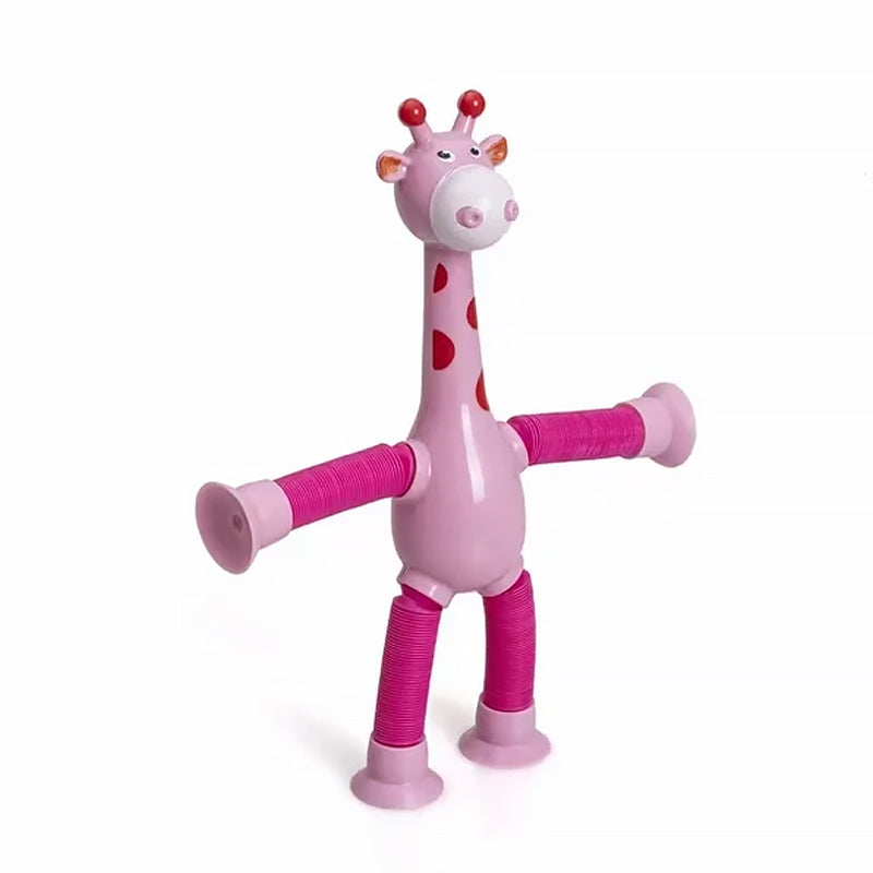 Jouet Girafe Flexible avec Ventouse – StretchyGiraffe pour Jouer sur Toutes les Surfaces