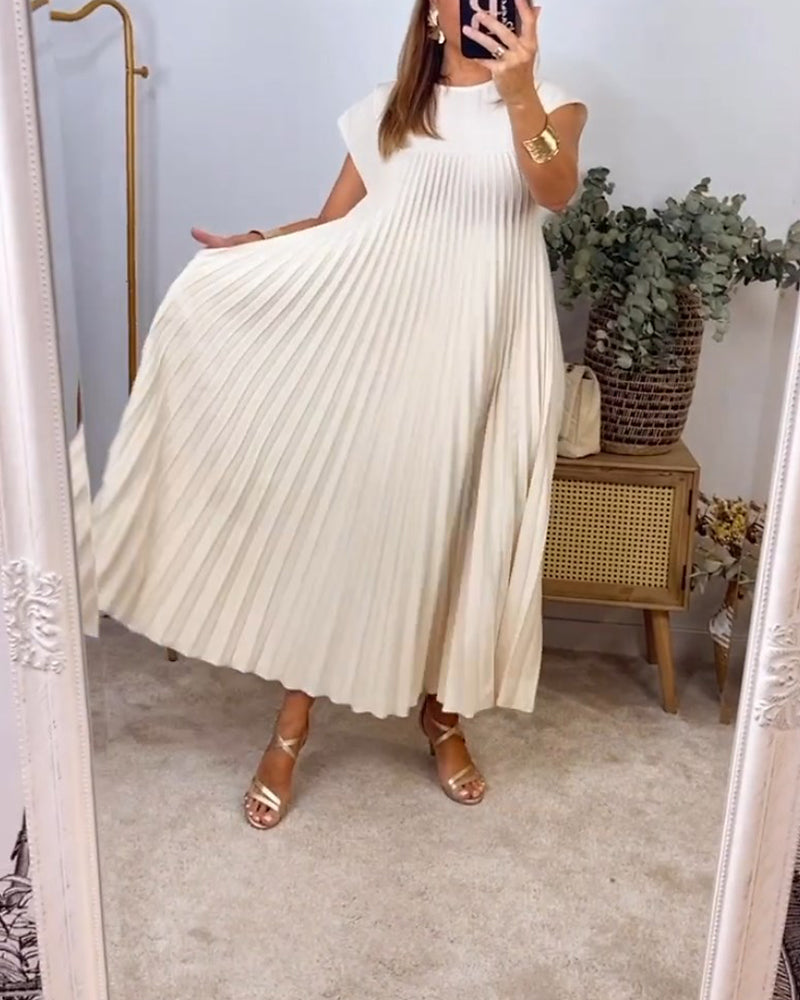 Camilla - Robe plissée sans manches élégante
