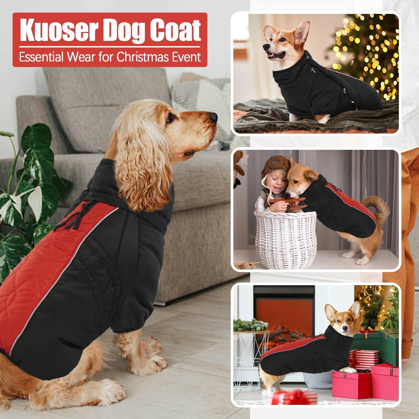 PawComfort - Veste pour chien doublée en polaire - Chaleur pour les jours froids