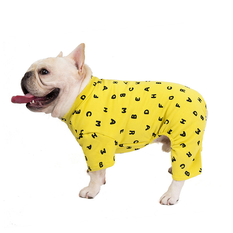 PawComfort - Sweat à capuche en laine polaire pour chien avec impression de lettres - parfait pour l'automne