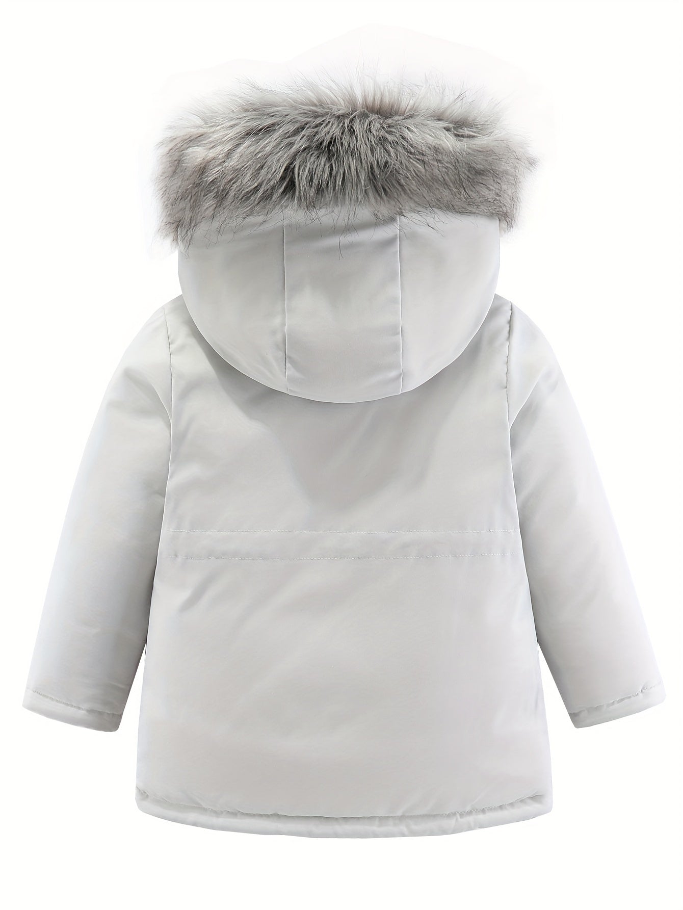 Sophia - Parka matelassée avec fourrure synthétique pour filles