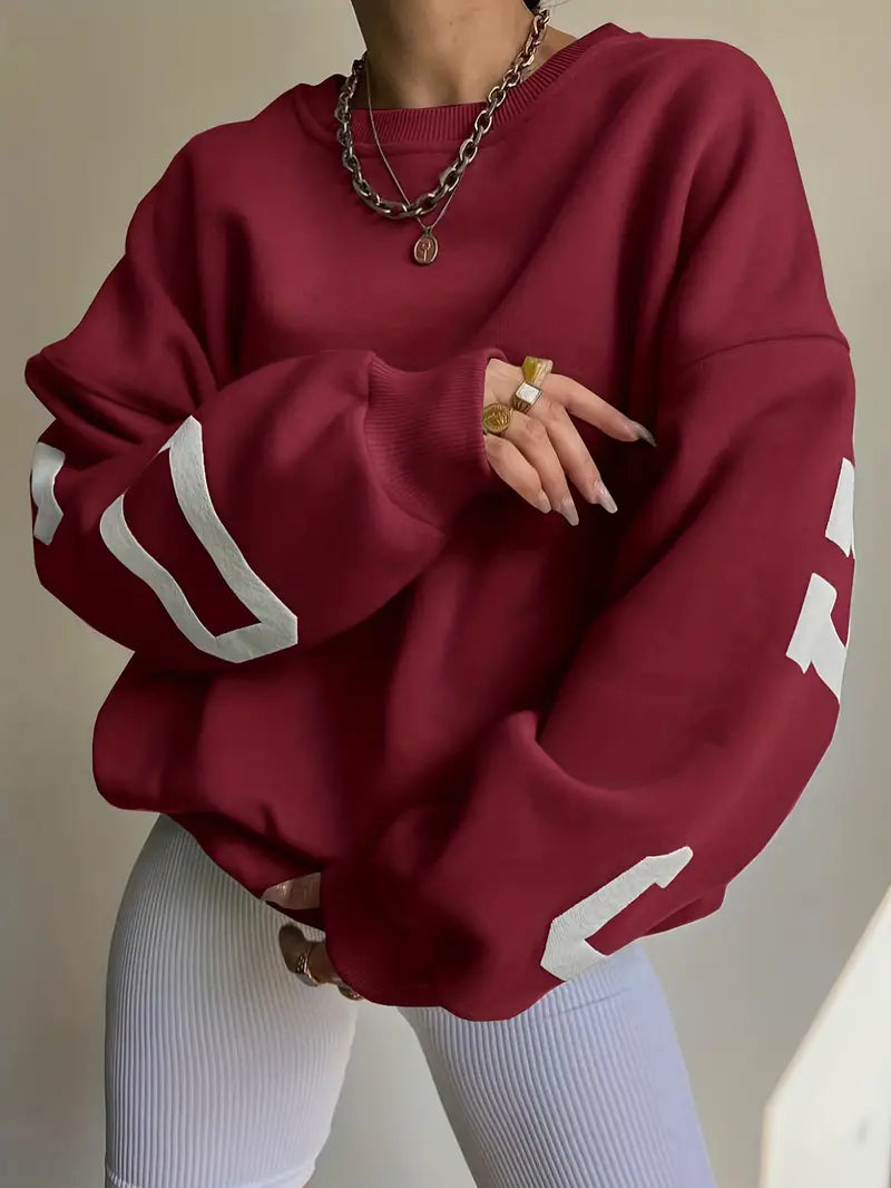 Sweatshirt Femme Bella avec Imprimé Latéral