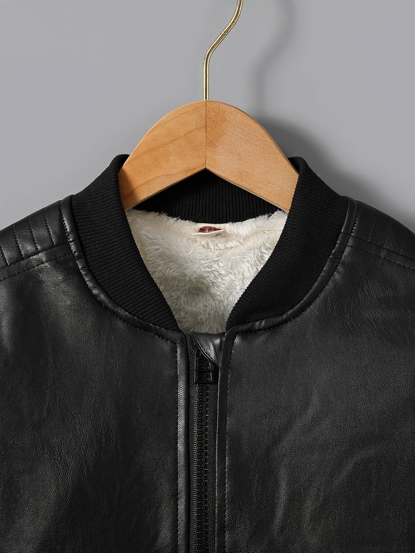 Veste mi-longue à fermeture éclair pour garçons