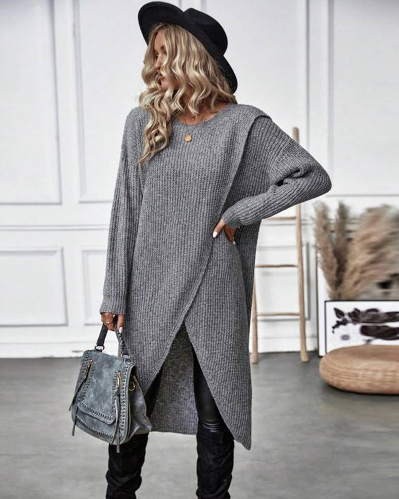 Lopez - Robe pull en tricot moderne