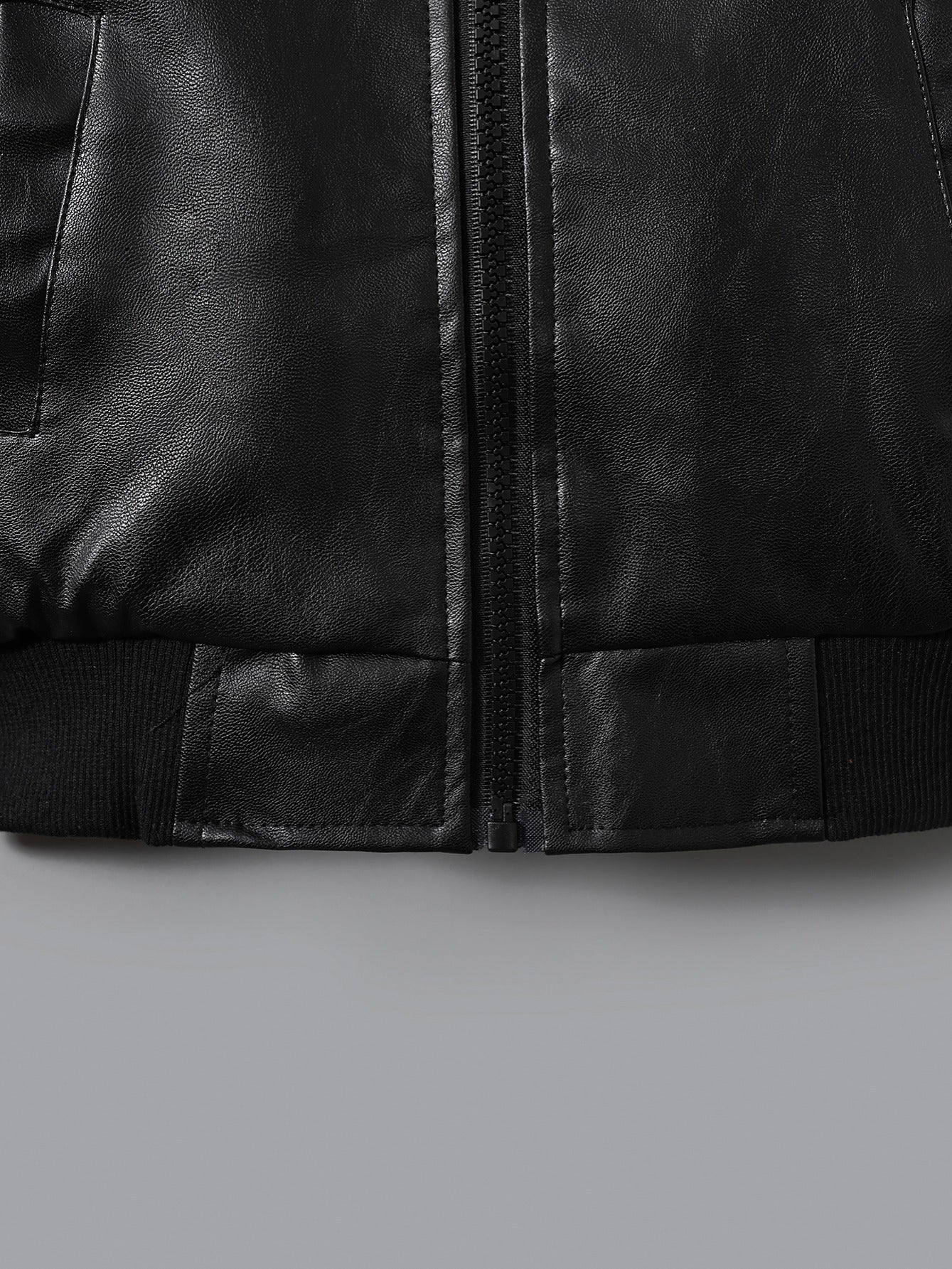 Veste mi-longue à fermeture éclair pour garçons