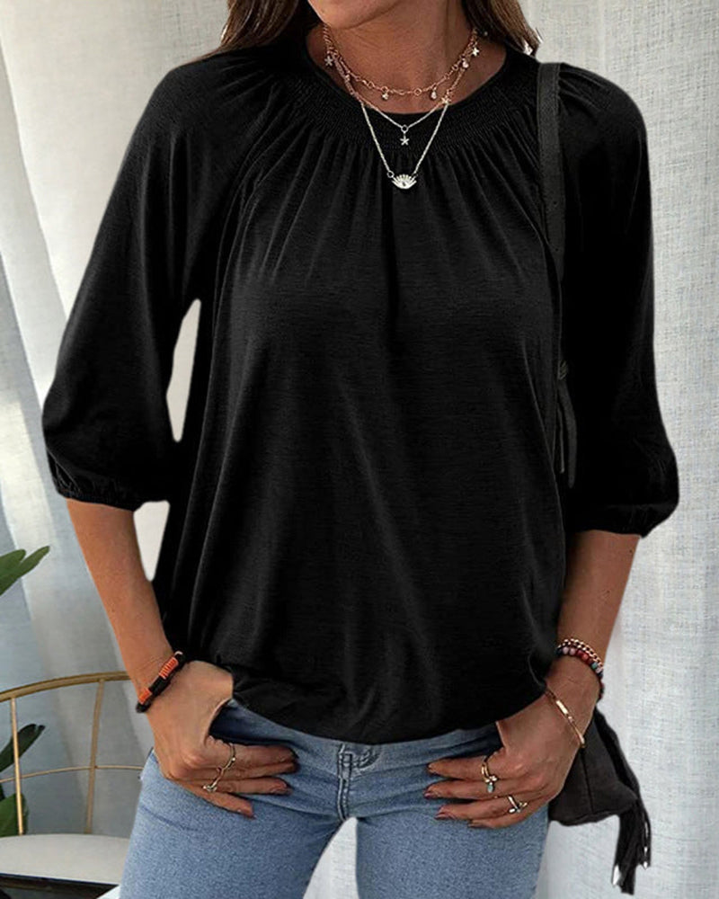 Kiara - T-shirt à col rond