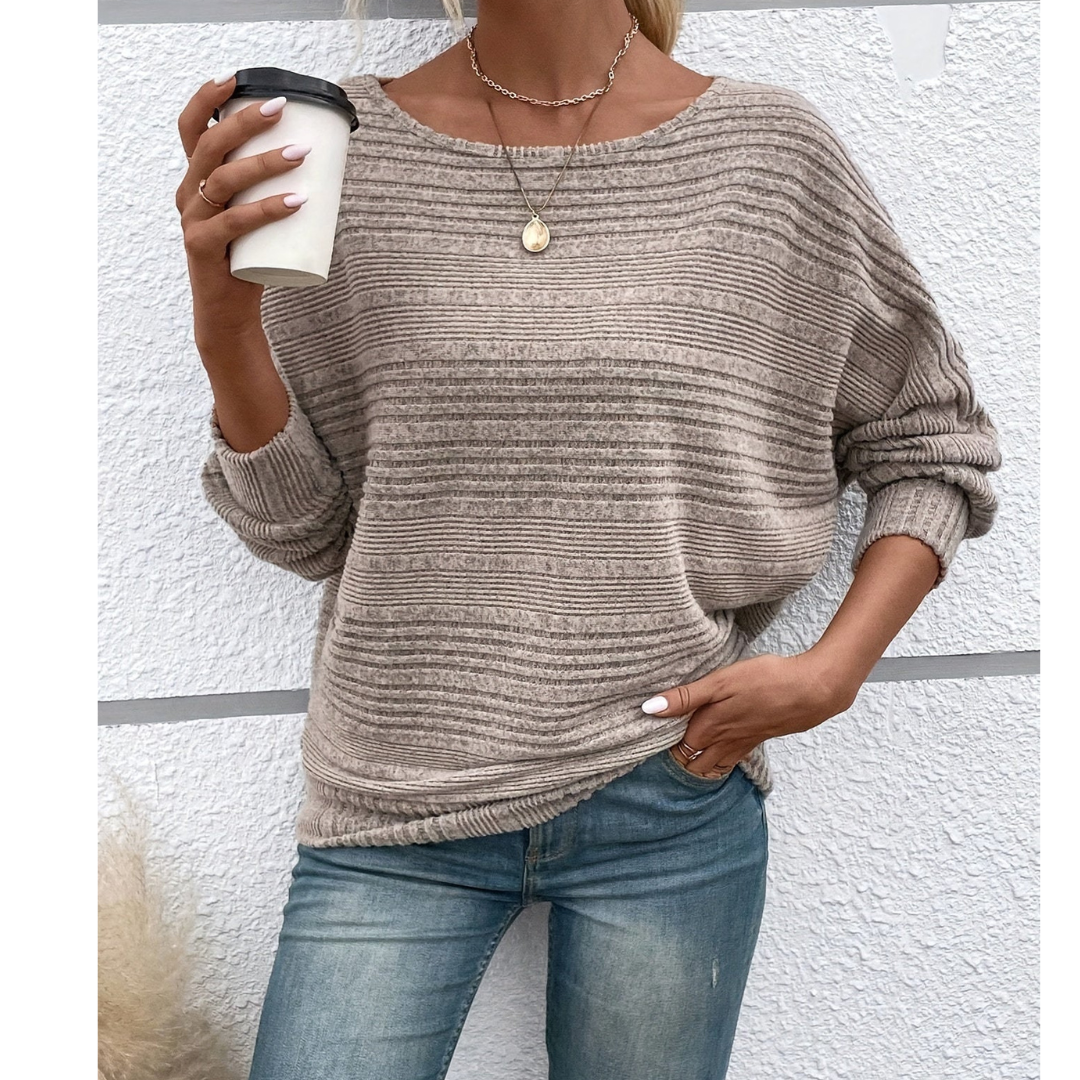 Chloé - Pull tricoté pour femmes avec col rond pour un look casual et élégant