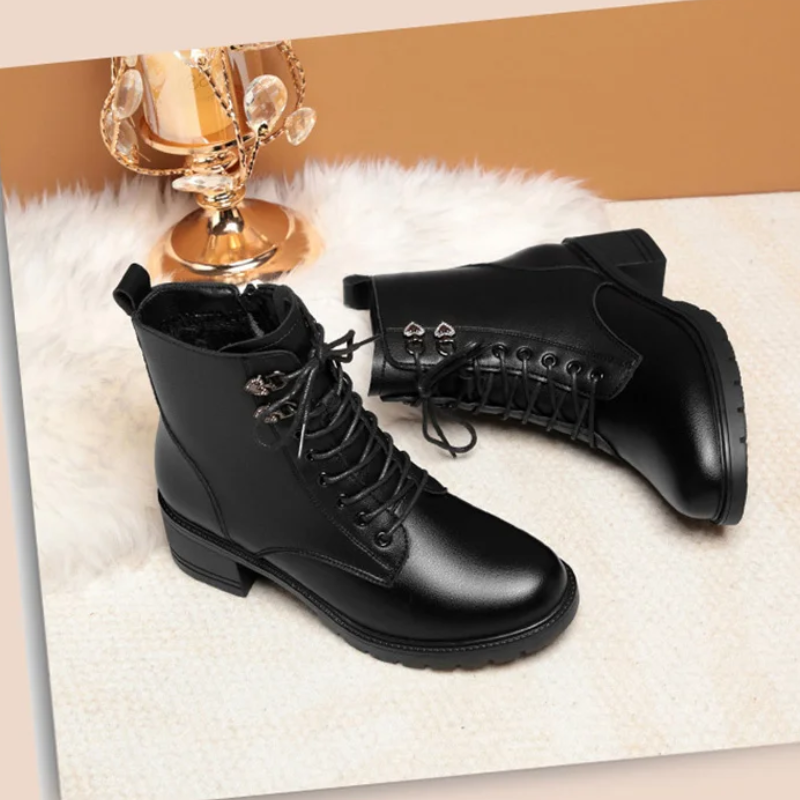 Nora - Bottines pour femmes avec semelle plate