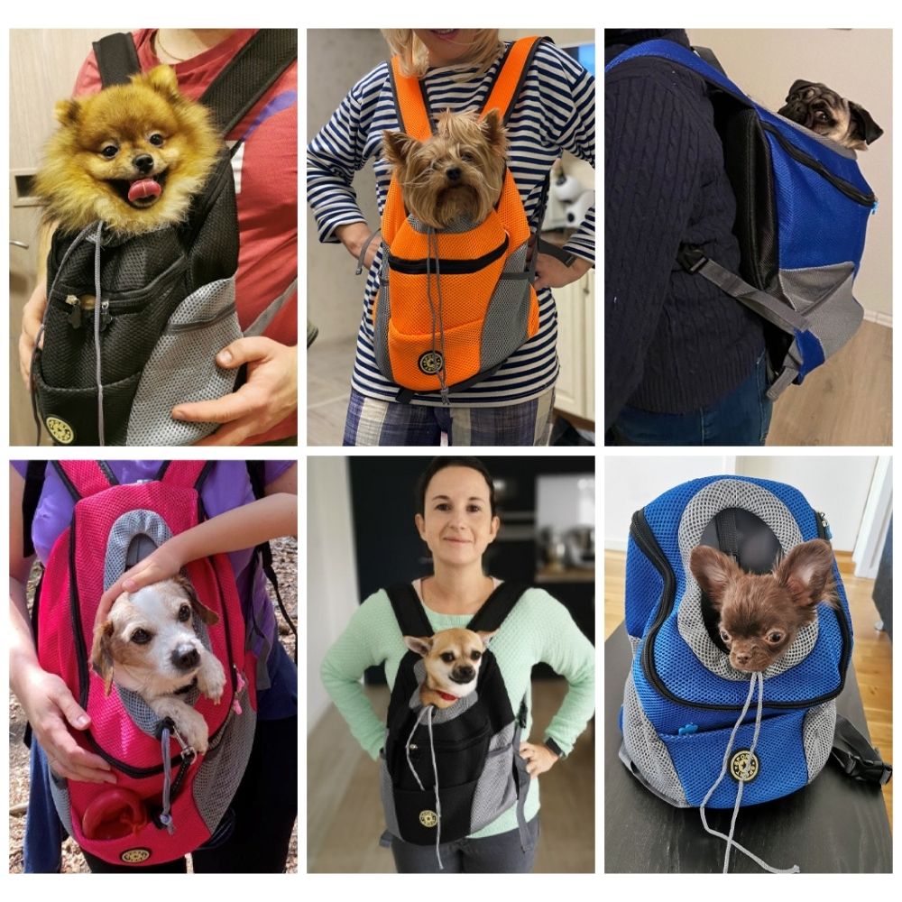 Sac à dos pour chien – Sac de transport confortable pour la promenade