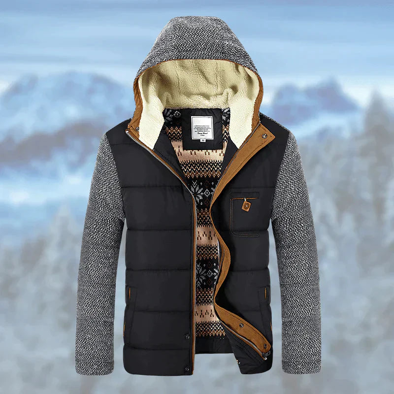 Axel - Manteau d'hiver chaud avec doublure douce