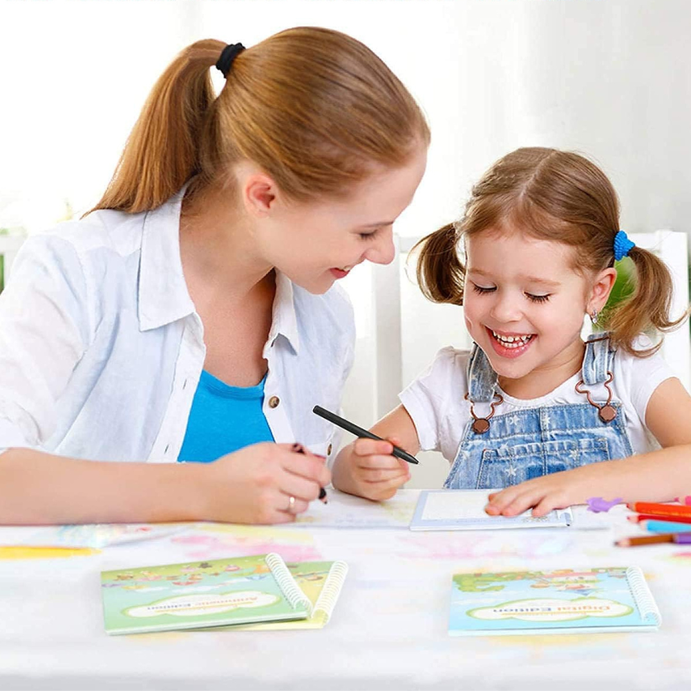 Cahier d'écriture pour enfants - Creative Scribbles pour apprendre à écrire