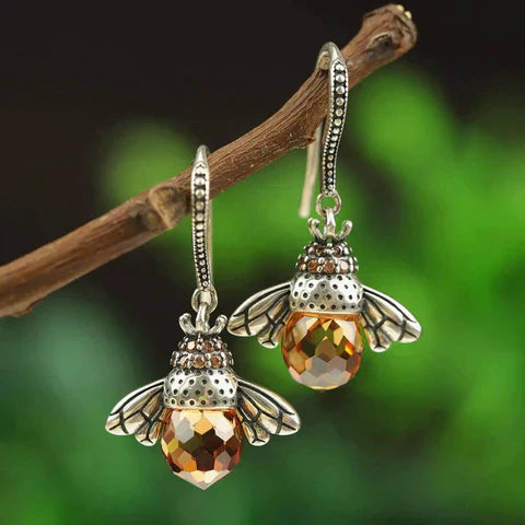 Elena - Boucles d'oreilles Reine des Abeilles