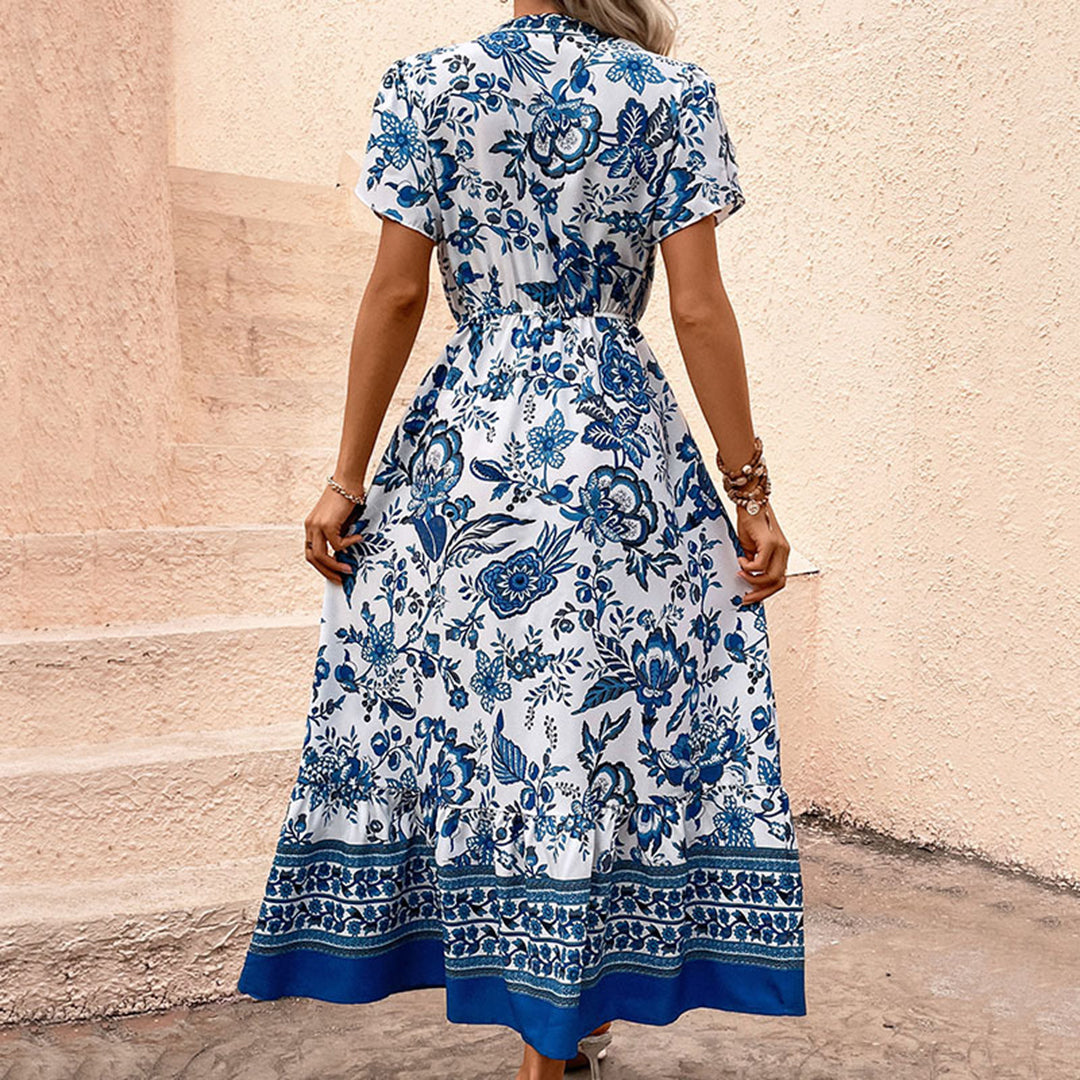 Lotte - Robe d'été bleue fluide et légère