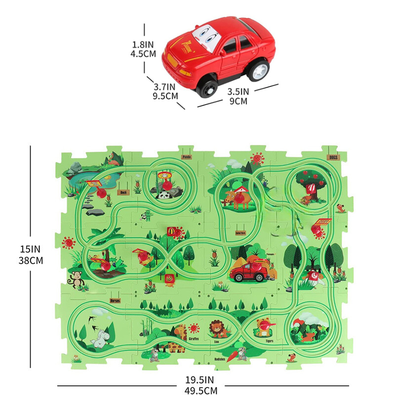 Puzzle pour enfants stimulant - RacePuzzle pour défis intelligents