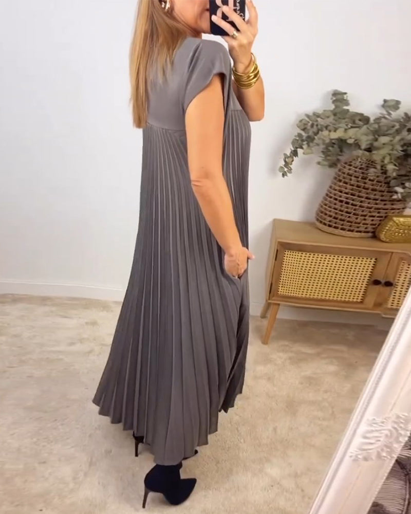 Camilla - Robe plissée sans manches élégante