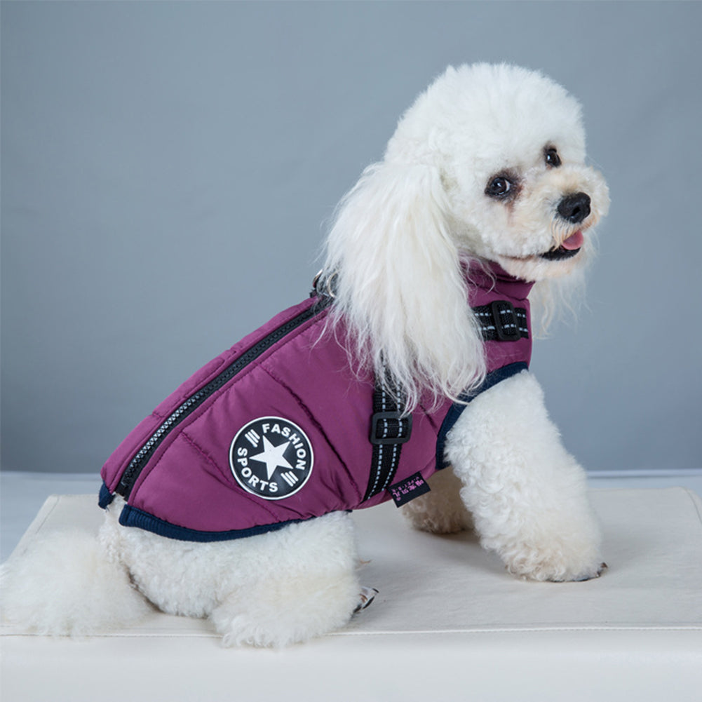 PawComfort - Manteau imperméable pour chien avec harnais | Idéal pour les chiens actifs