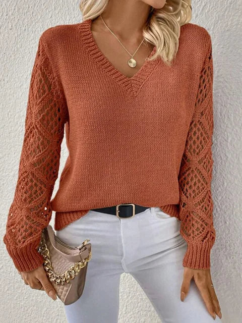 Esra - Pull chaud tricoté à la main - Confort et style de luxe