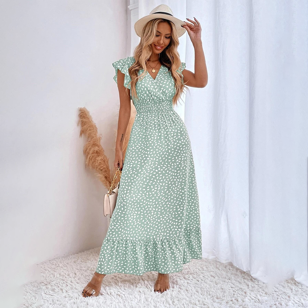 Fienna - Robe maxi sans manches fluide