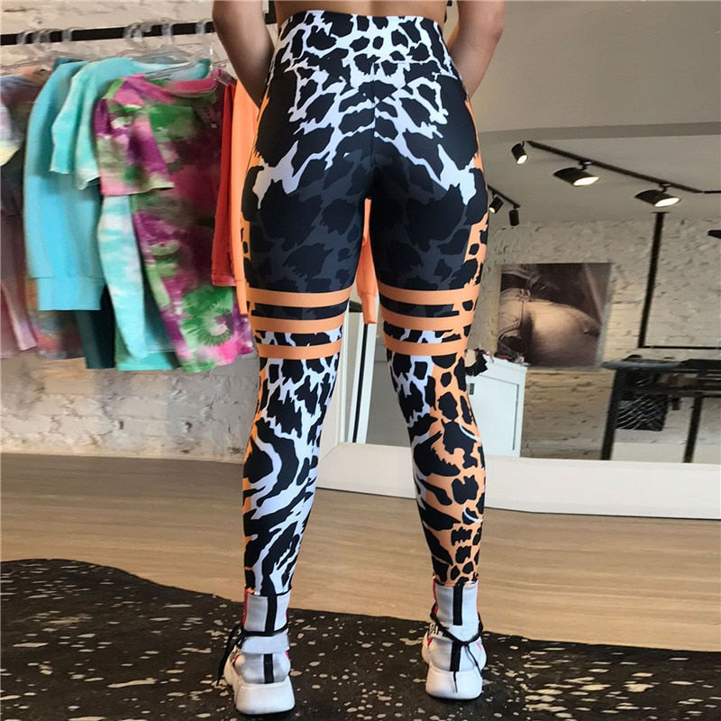 Nova Sportlegging - Unieke print, push-up model en stretch