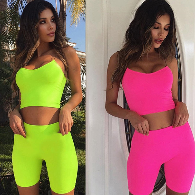 Nina Neon Set - Sportive mais aussi décontractée à porter