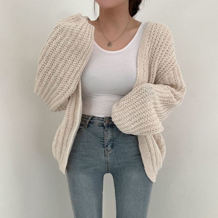 Cardigan en maille Yara - Cardigan confortable et chaud pour l'automne/hiver