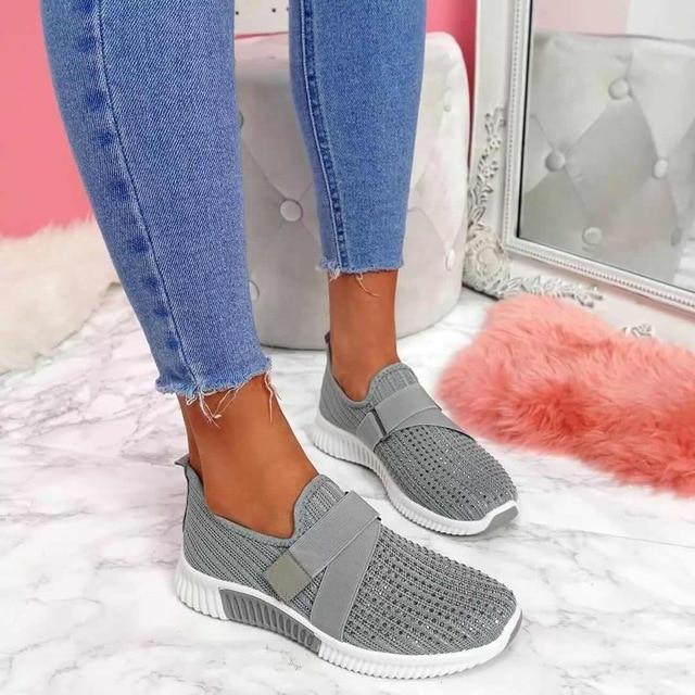 Imke - Baskets pour femmes avec bandes Velcro
