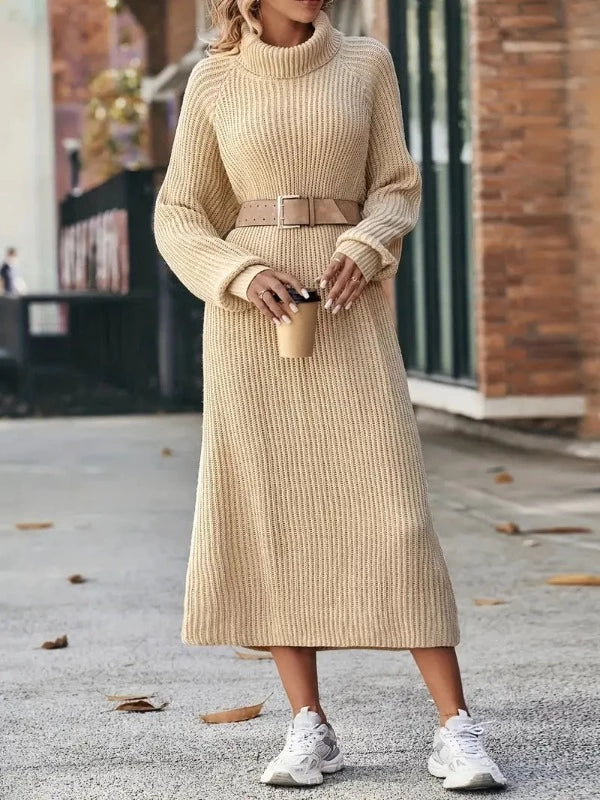 Tess - Robe en maille confortable et tendance