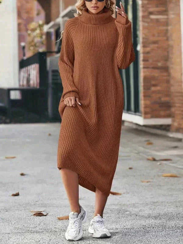 Tess - Robe en maille confortable et tendance