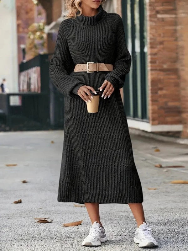Tess - Robe en maille confortable et tendance