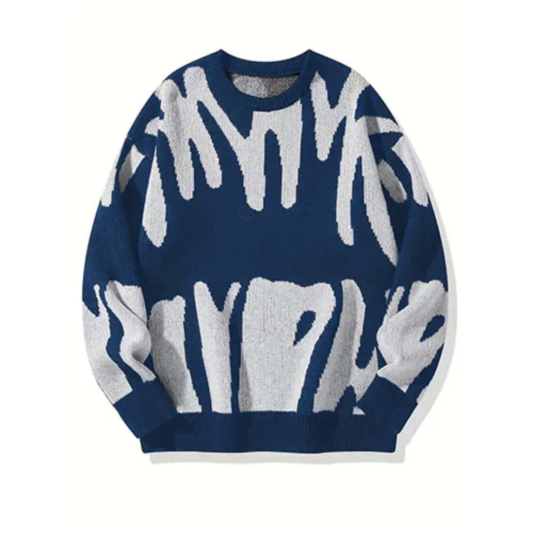 Niels - Pull d'Hiver à Manches Longues pour Hommes