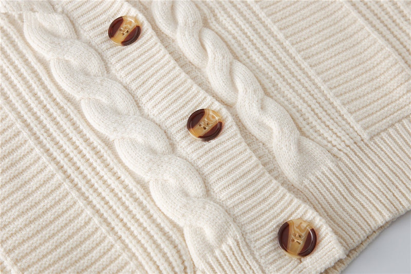Winnie Winter Set | Charmant ensemble 2 pièces avec cardigan tricoté et pantalon confortable