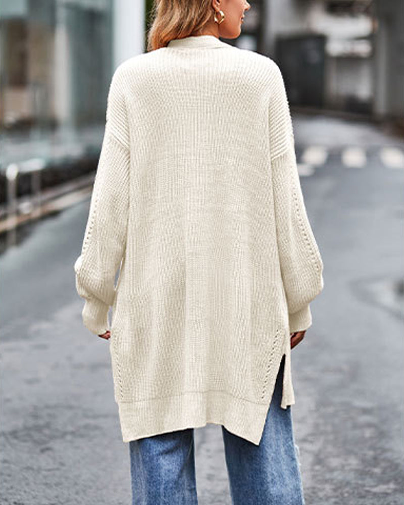 Cardigan Rosaire - Gilet Long Chaud pour Jours Froids