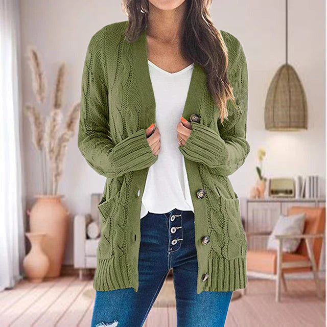 Maya - Gilet à boutons pour femmes