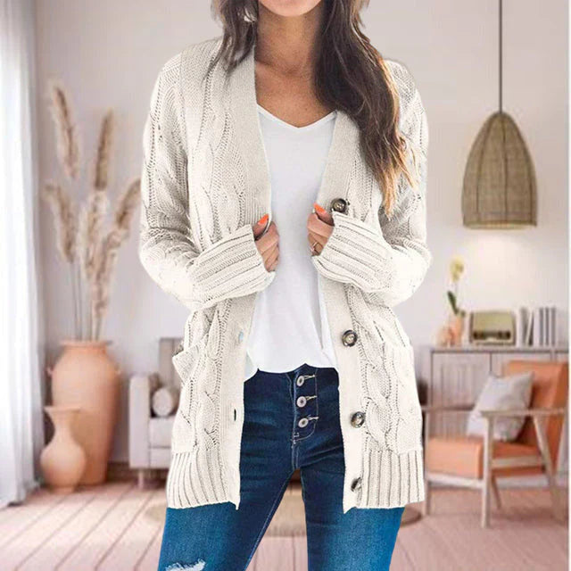 Maya - Gilet à boutons pour femmes