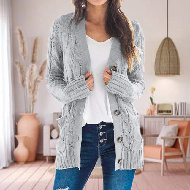 Maya - Gilet à boutons pour femmes