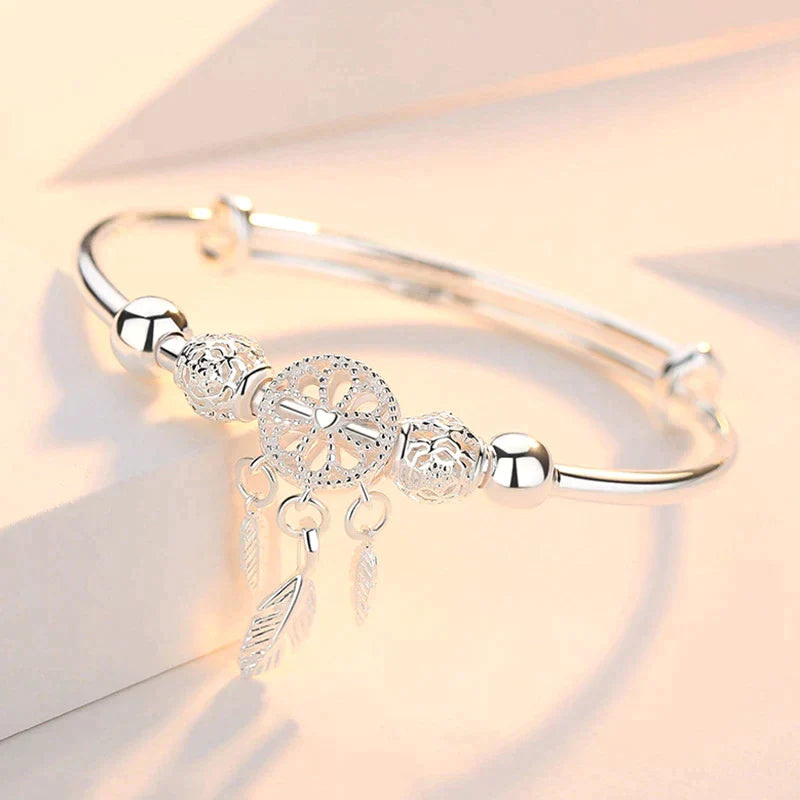 Hanna - Silver Dreamcatcher Bracelet