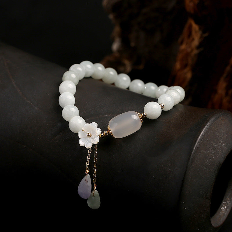 Lena - Jadesen et Agate Bracelet pour le bonheur