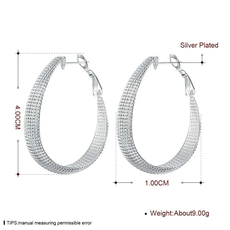 Fenna - boucles d'oreilles en argent fine Europe pour chaque occasion