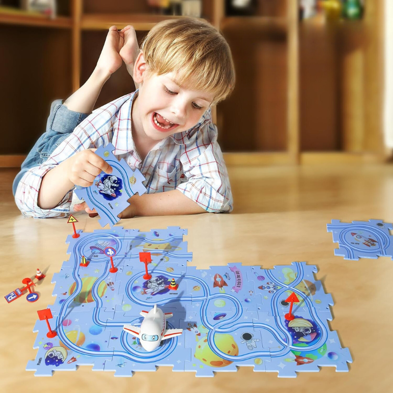 Puzzle pour enfants stimulant - RacePuzzle pour défis intelligents