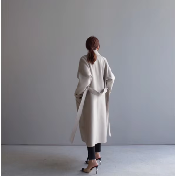 Manteau long en laine pour l'hiver