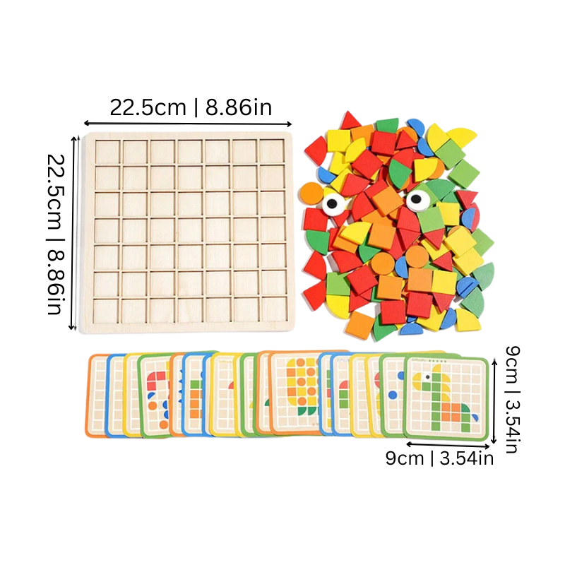 Puzzle en bois pour tout-petits - EcoPuzzle pour un jeu durable