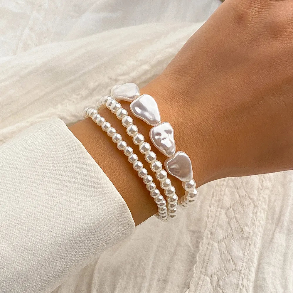 Bente - Bracelet de perles en couches pour un look intemporel