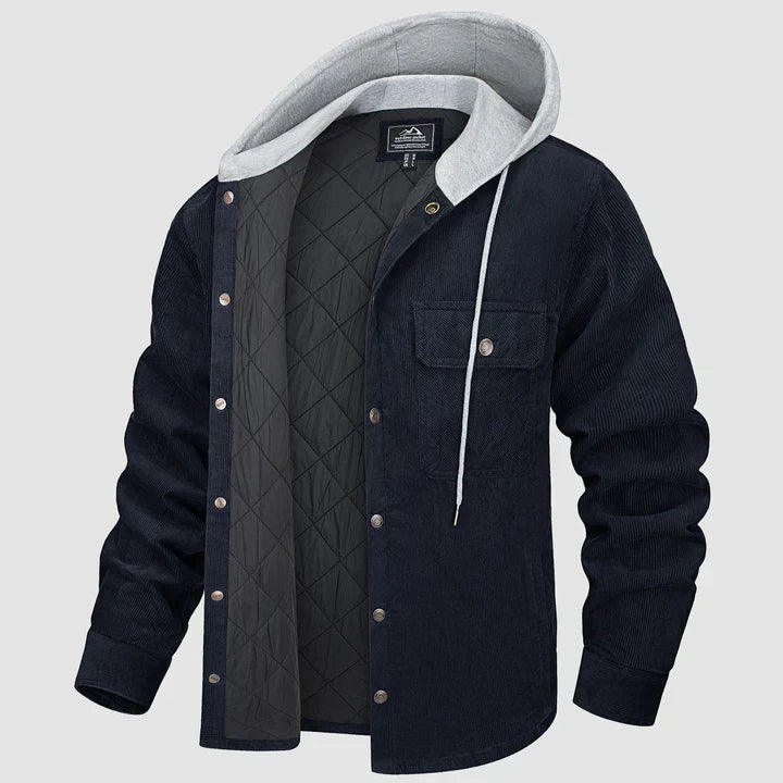 Gideon - Veste doublée matelassée avec capuche