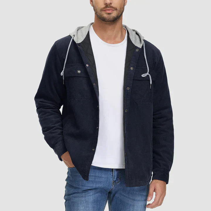 Gideon - Veste doublée matelassée avec capuche