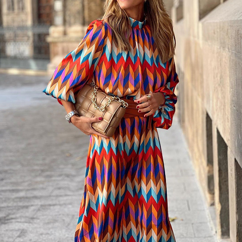 Lynn - Robe colorée tendance et moderne
