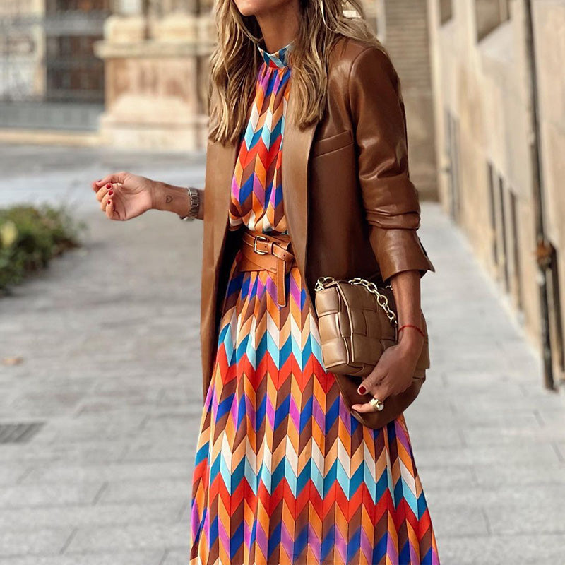 Lynn - Robe colorée tendance et moderne