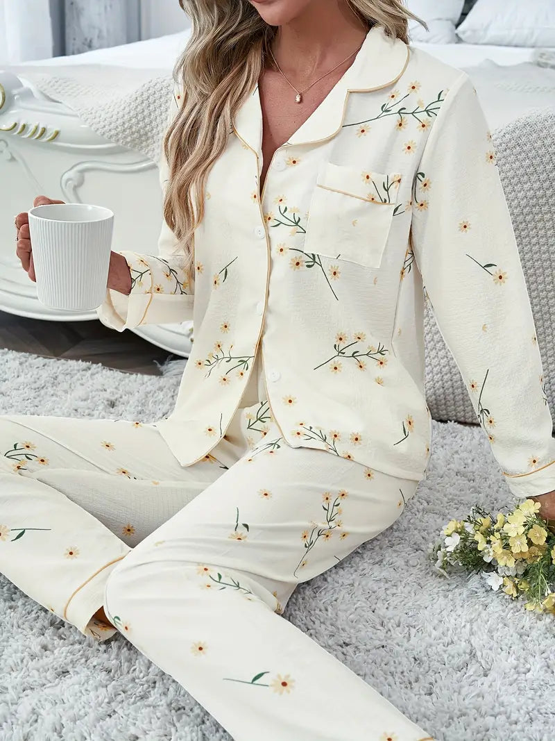 Leonie - Ensemble de Pyjama de Luxe pour Femmes Design Intemporel pour un Confort Optimal