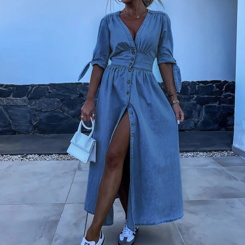 SoLuna - Robe en denim