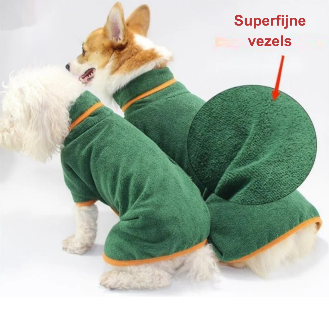 PawComfort – Peignoir pour chien pour chaleur et style | Séchage rapide et confortable